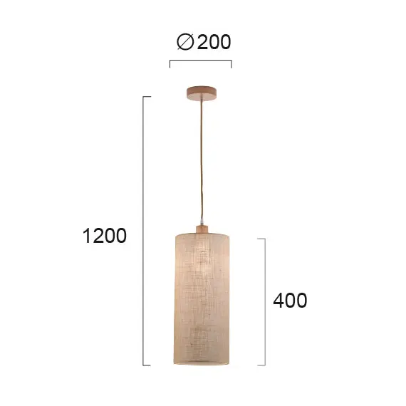 Пендел SENSO 4216300 Viokef 1xE27 | Osvetlenieto.bg