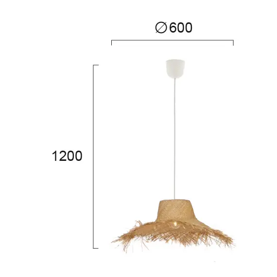 Пендел TETRA 4211800 Viokef 1xE27 | Osvetlenieto.bg