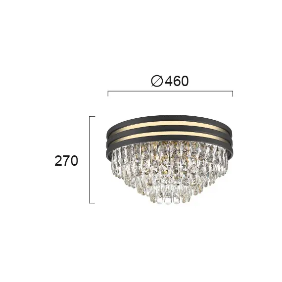 Плафон JOSEPHINE 4259100 Viokef 5xE14 | Osvetlenieto.bg