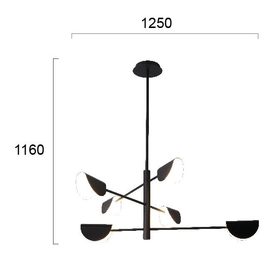 Полилей ADA 4248600 Viokef 6xG9 | Osvetlenieto.bg