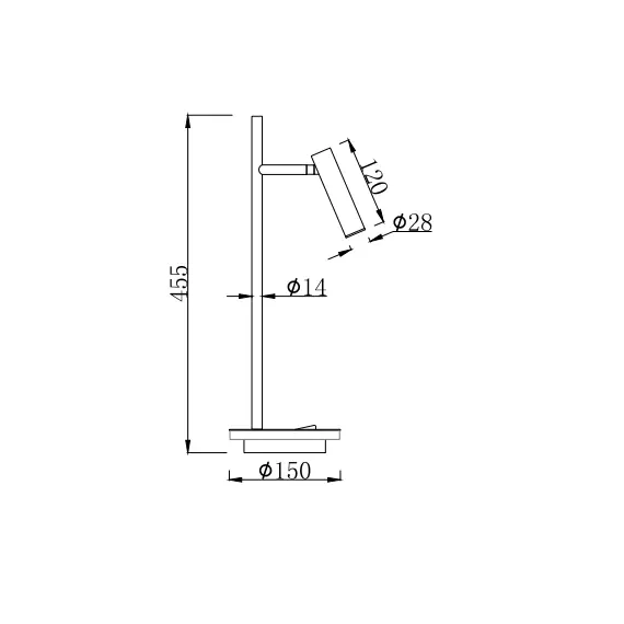 Стояща лампа Estudo Maytoni Z010TL-L8B3K | Osvetlenieto.bg
