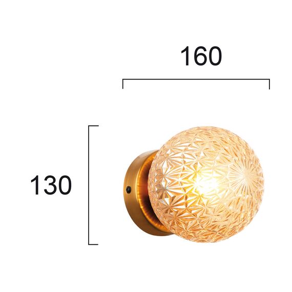 Аплик ASPA 4226101 Viokef 1xE27 | Osvetlenieto.bg Аплик ASPA 4226101 Viokef 1xE27 | Osvetlenieto.bg