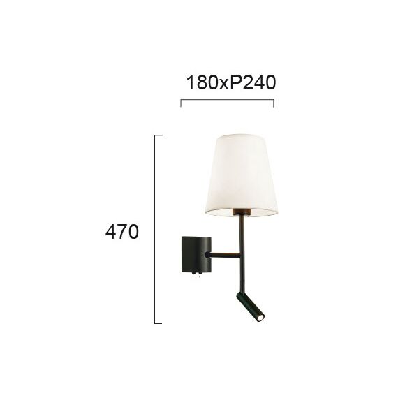 Аплик SONIA 4260600 Viokef 1xE27+3W 3000K | Osvetlenieto.bg Аплик SONIA 4260600 Viokef 1xE27+3W 3000K | Osvetlenieto.bg