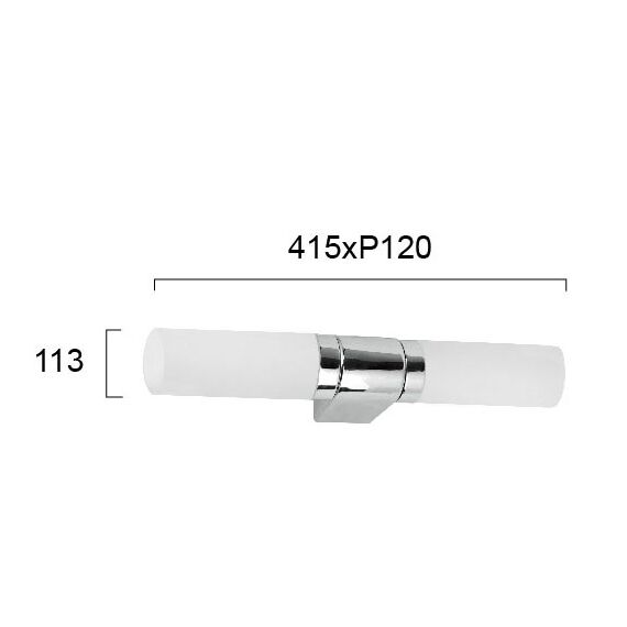 Аплик за баня ROBERT 4104900 Viokef 2xE14 | Osvetlenieto.bg Аплик за баня ROBERT 4104900 Viokef 2xE14 | Osvetlenieto.bg