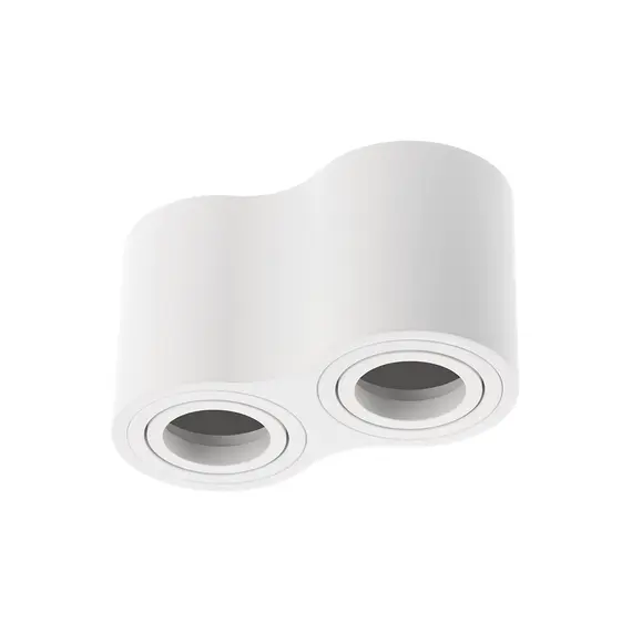 Двойна луна открит монтаж бяла с насочване AVEIRO DUO 2xGU10 | Osvetlenieto.bg