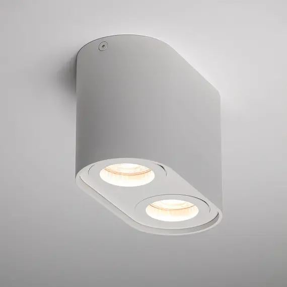 Двойна луна открит монтаж бяла SENSO DUO 2xGU10 | Osvetlenieto.bg