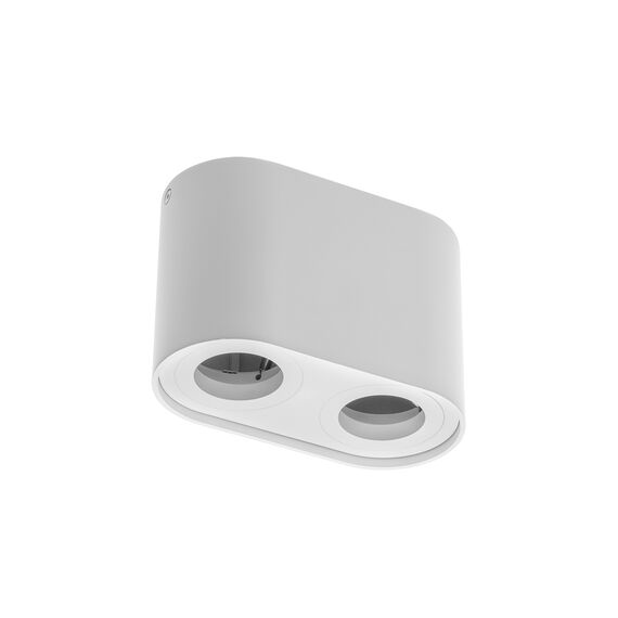 Двойна луна открит монтаж бяла SENSO DUO 2xGU10 | Osvetlenieto.bg