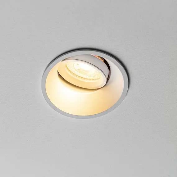 Кръгла луна за вграждане бяла SALTO | Osvetlenieto.bg