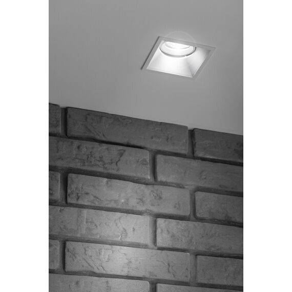 Квадратна луна за вграждане бяла SALTO | Osvetlenieto.bg