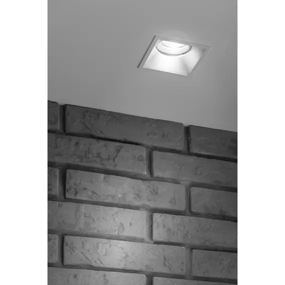 Квадратна луна за вграждане бяла SALTO | Osvetlenieto.bg