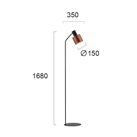 Лампион DEXTER 4216100 Viokef 1xE27 | Osvetlenieto.bg