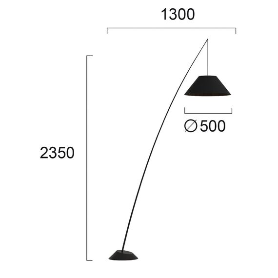 Лампион ROD 4221000 Viokef 1xE27 | Osvetlenieto.bg