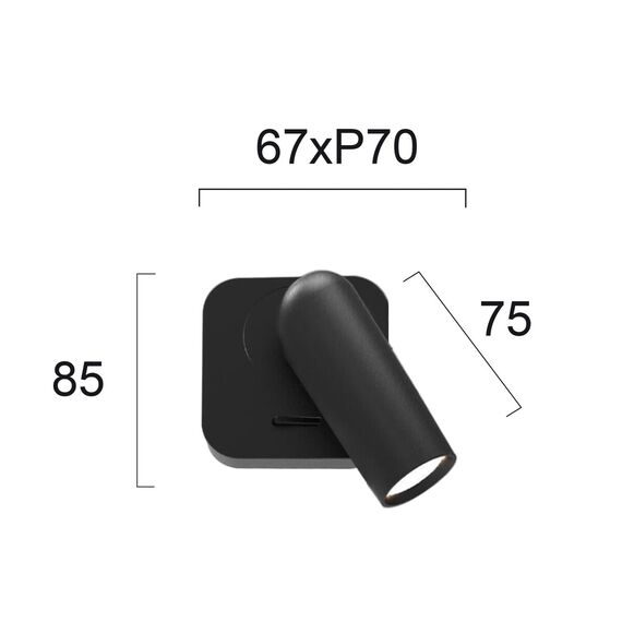 LED Аплик EMMA 4235001 Viokef 3W 3000K | Osvetlenieto.bg LED Аплик EMMA 4235001 Viokef 3W 3000K | Osvetlenieto.bg