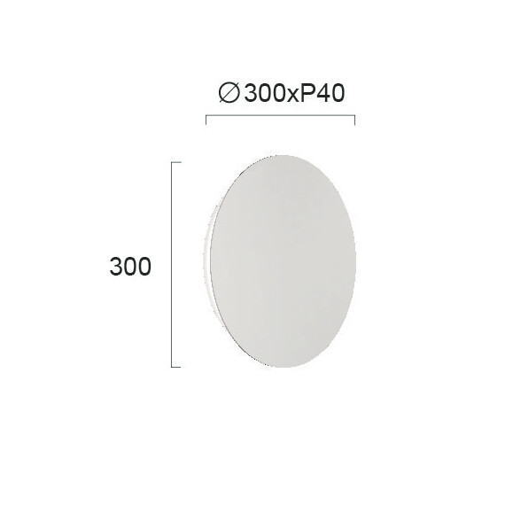 LED Аплик KYKLOS 4193800 Viokef 9W 3000K | Osvetlenieto.bg