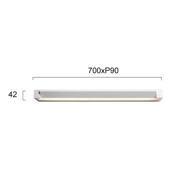 LED Аплик VALSE 4220200 Viokef 20W 3000K | Osvetlenieto.bg