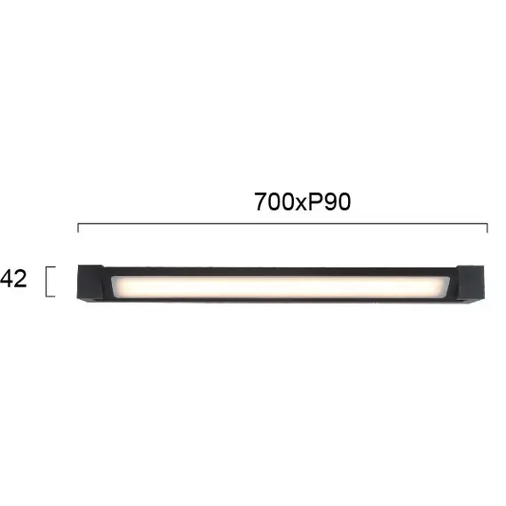 LED Аплик VALSE 4220201 Viokef 20W 3000K | Osvetlenieto.bg