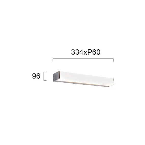 LED Аплик за баня ROBIN 4212200 Viokef 15W 3000K | Osvetlenieto.bg