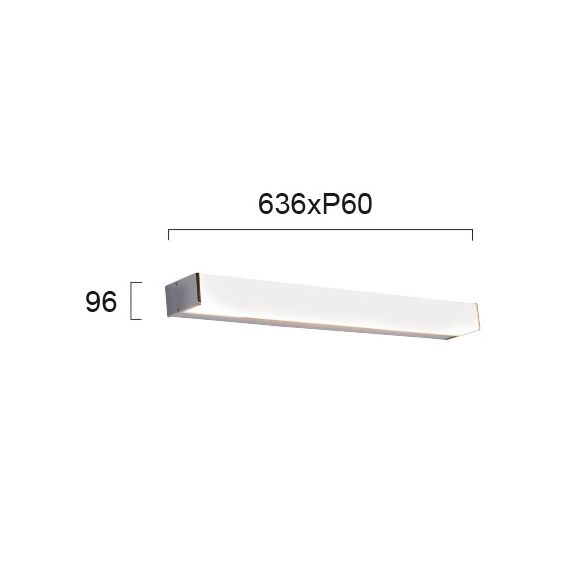 LED Аплик за баня ROBIN 4212300 Viokef 130W 3000K | Osvetlenieto.bg