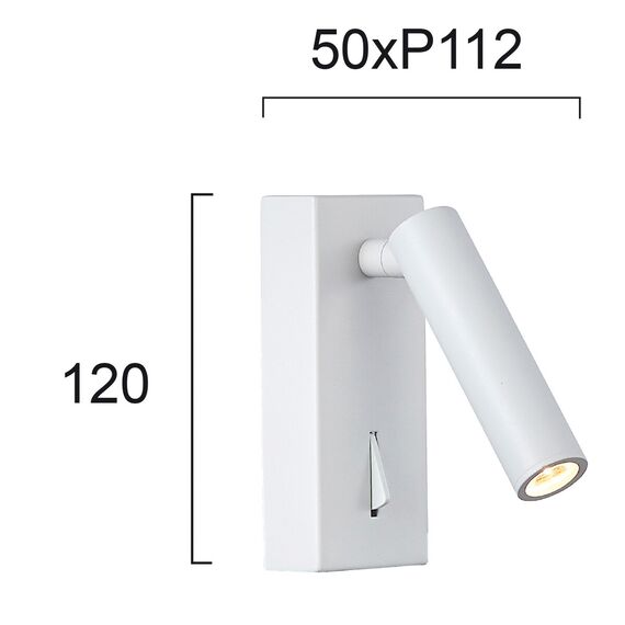 LED Аплик ZEN 4229300 Viokef 3W 3000K | Osvetlenieto.bg LED Аплик ZEN 4229300 Viokef 3W 3000K | Osvetlenieto.bg