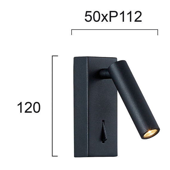 LED Аплик ZEN 4229301 Viokef 3W 3000K | Osvetlenieto.bg