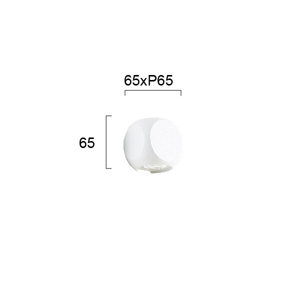LED Фасаден аплик BALLITO 4210900 Viokef 4W 3000K | Osvetlenieto.bg