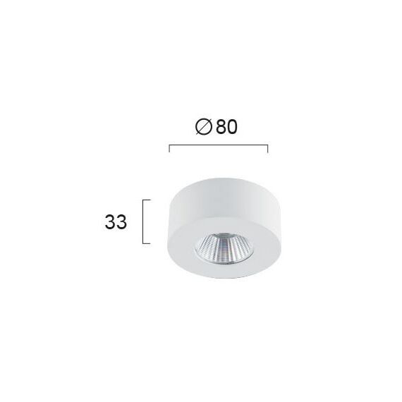 LED Луна за открит монтаж FANI 4183400 Viokef 7W 3000K | Osvetlenieto.bg