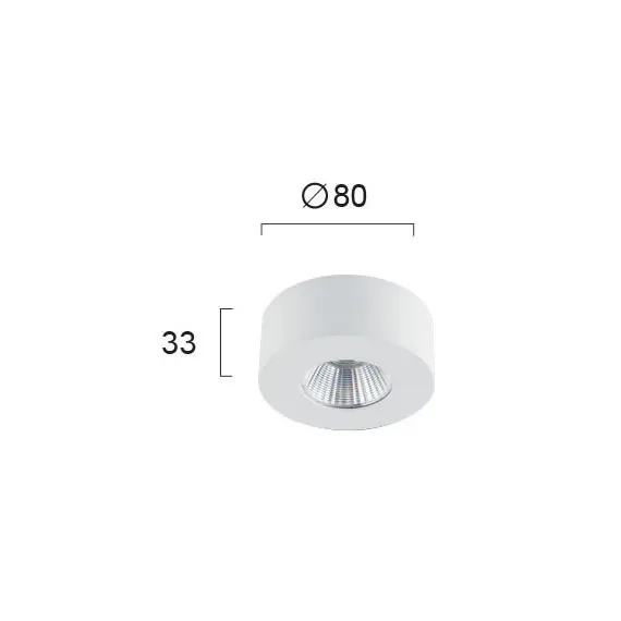 LED Луна за открит монтаж FANI 4183400 Viokef 7W 3000K | Osvetlenieto.bg