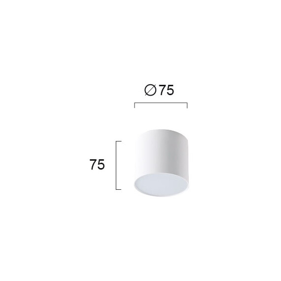 LED Луна за открит монтаж JAXON 4157300 Viokef 7W 3000K | Osvetlenieto.bg
