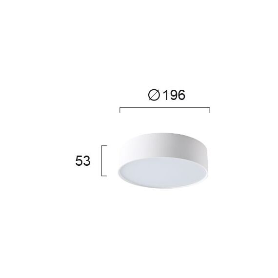 LED Луна за открит монтаж JAXON 4183300 Viokef 23W 3000K | Osvetlenieto.bg