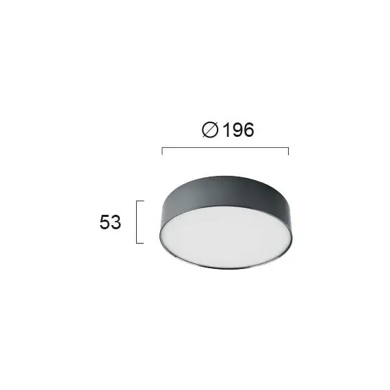 LED Луна за открит монтаж JAXON 4183301 Viokef 23W 3000K | Osvetlenieto.bg