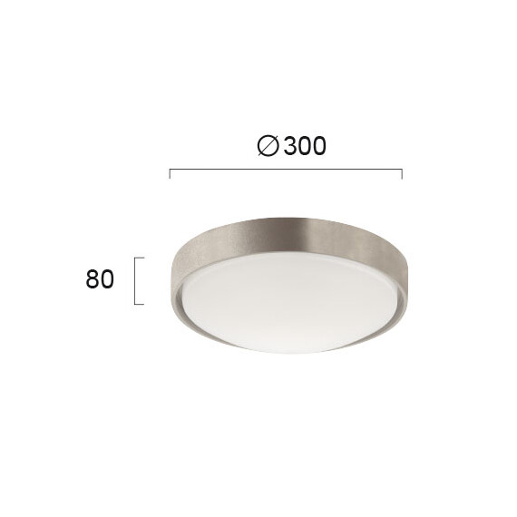 LED Плафон YARA 4199601 Viokef 18W 3000K | Osvetlenieto.bg