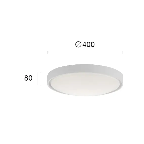 LED Плафон YARA 4199700 Viokef 18W 3000K | Osvetlenieto.bg