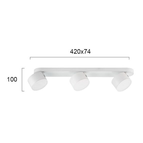 LED Спот NOD 4200200 Viokef 15W 3000K | Osvetlenieto.bg LED Спот NOD 4200200 Viokef 15W 3000K | Osvetlenieto.bg