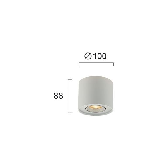 Луна за открит монтаж ARION 4260800 Viokef 1xGU10 | Osvetlenieto.bg Луна за открит монтаж ARION 4260800 Viokef 1xGU10 | Osvetlenieto.bg