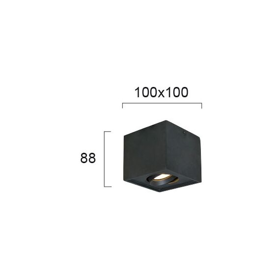 Луна за открит монтаж ARION 4260901 Viokef 1xGU10 | Osvetlenieto.bg Луна за открит монтаж ARION 4260901 Viokef 1xGU10 | Osvetlenieto.bg