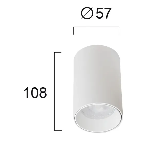 Луна за открит монтаж STAGE 4224900 Viokef 1xGU10 | Osvetlenieto.bg