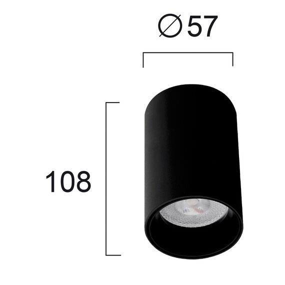 Луна за открит монтаж STAGE 4224901 Viokef 1xGU10 | Osvetlenieto.bg