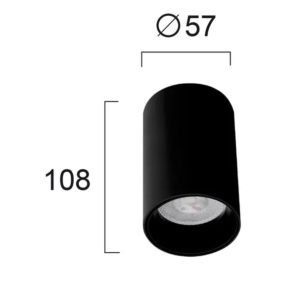 Луна за открит монтаж STAGE 4224901 Viokef 1xGU10 | Osvetlenieto.bg
