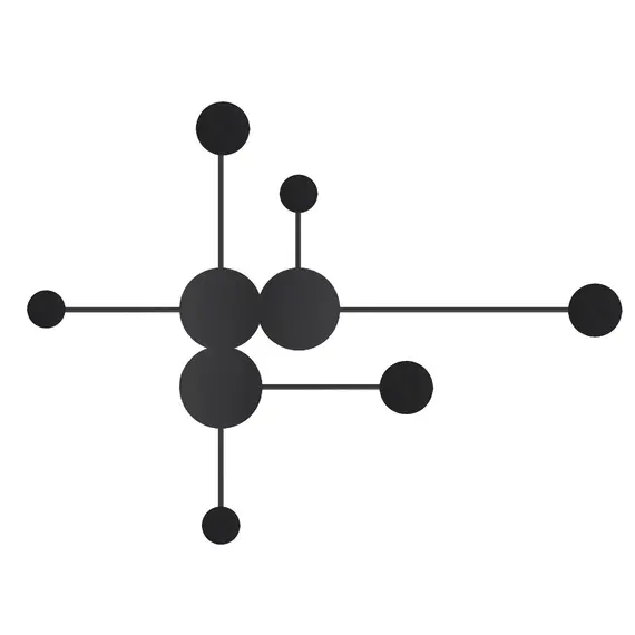 Модерен аплик CLEX-6 LED BLACK MW1133-90 89cm | Osvetlenieto.bg