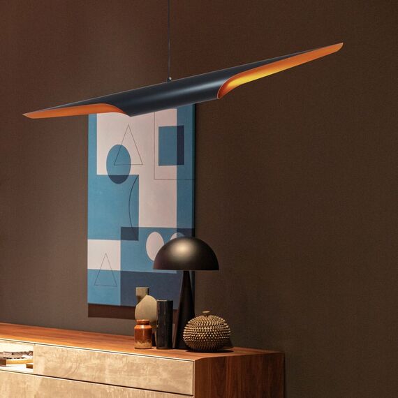 Модерен полилей BLACK & GOLD ST-0502-1 2xE27 | Osvetlenieto.bg