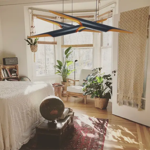 Модерен полилей BLACK & GOLD ST-0502-1 2xE27 | Osvetlenieto.bg