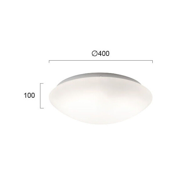 Плафон DISK 4154600 Viokef 3xE27 | Osvetlenieto.bg