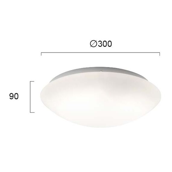 Плафон DISK 4154700 Viokef 2xE27 | Osvetlenieto.bg