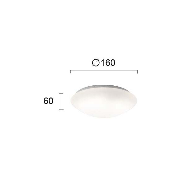 Плафон DISK 4161900 Viokef 1xG9 | Osvetlenieto.bg