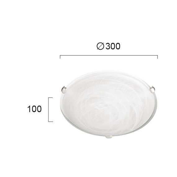 Плафон ELEKTRA 3913000 Viokef 1xE27 | Osvetlenieto.bg