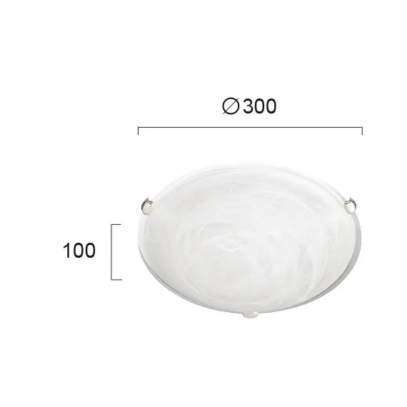 Плафон ELEKTRA 3913000 Viokef 1xE27 | Osvetlenieto.bg