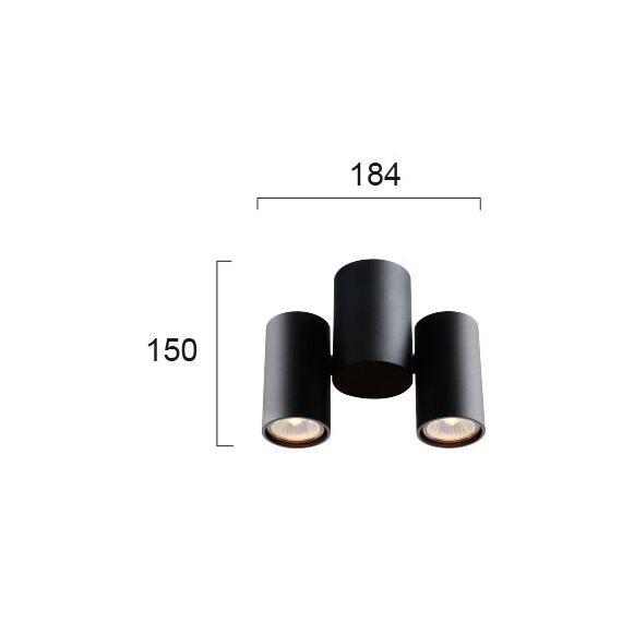 Спот NOBBY 4207901 Viokef 2xGU10 | Osvetlenieto.bg