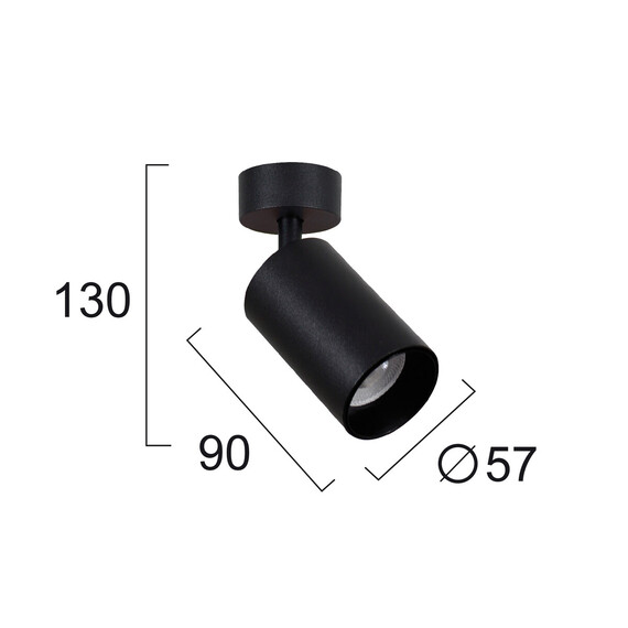 Спот STAGE 4224701 Viokef 1xGU10 | Osvetlenieto.bg