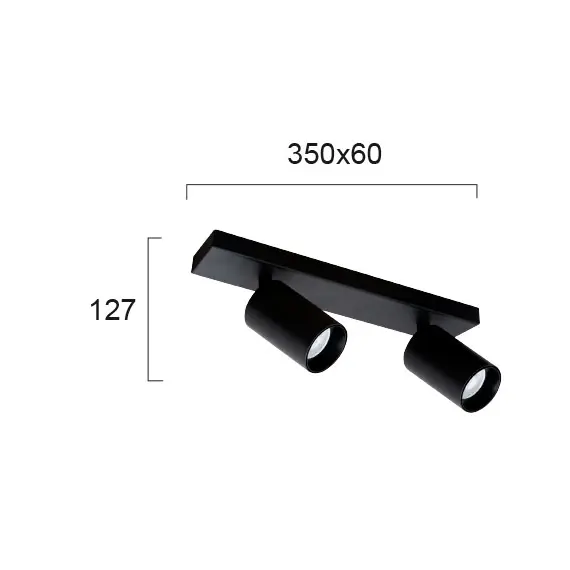 Спот STAGE 4259701 Viokef 2xGU10 | Osvetlenieto.bg