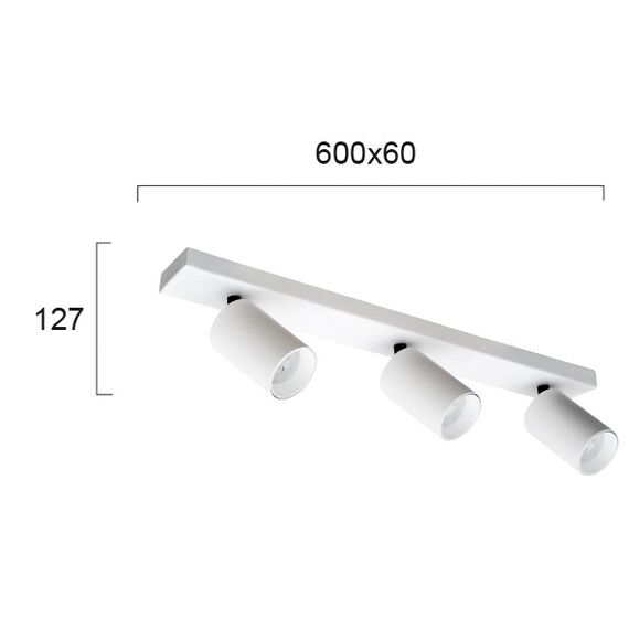 Спот STAGE 4259800 Viokef 3xGU10 | Osvetlenieto.bg Спот STAGE 4259800 Viokef 3xGU10 | Osvetlenieto.bg